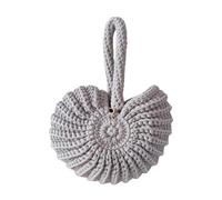 Wegiwuca Sacs à main avec poignée supérieure - Petits sacs à main tissés à la main - Sac de soirée pour femme - Cadeaux pour femmes, gris