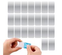 WEGJYKY Plaque métallique adhésive pour Les aimants | 2,36x1,18 Pouces Bandes métalliques avec Support adhésif | Accessoires de Remplacement en Acier de l'évent-sols pour Bois et aimants