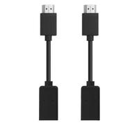 WEGLOK Câble d'extension HDMI, 2 Pièces, Rallonge de Câble HDMI Male Femelle, Highspeed avec Ethernet, 4K Prolongateur HDMI Mâle Femelle pour TV Stick