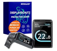 WEGLUST i-LEFANTE - Pour Bosch Purion 200 - Protection d'écran pour vélo électrique - Transparent et étanche - Protection contre les chocs et les rayures (Purion200+Kiox500)