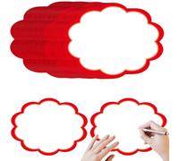 WEGREAT Cartes de Modération Nuages: 100 Pièces 17x13cm Cartes, Cartes en Papier Blanc pour Bureau École Présentation Professionnelle Conférence
