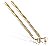 WEGREAT Fine Line Lot de 2 stylos de peinture fluide 0,5 et 0,7 mm pour rayures, pierre, artisanat, calligraphie, voitures, armoires, réparation de rayures