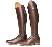 WEHAM Marron,37,Bottes d'équitation rétro à lacets en cuir PU pour hommes et femmes, bottes de chevalier longues d'équitation en plein air pour débutants