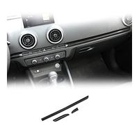 WEHOMY Console Centrale Changement De Vitesse Cadre Décoration Fibre De Carbone Couleur ABS Climatisation Panneau De Sortie Décoratif pour A3 8V 2014-2018