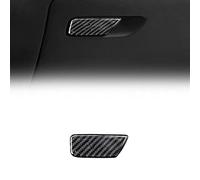 WEHOMY Fibre de Carbone co-Pilote boîte à Gants Interrupteur décoratif Couverture Garniture Bande LHD Voiture Style 3D Autocollants pour A3 8V 2013-2018
