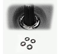 WEHOMY Fibre De Carbone Style Voiture Porte Ascenseur Bouton Cercle Décoration Garniture Auto Intérieur Accessoires pour GLK 2008-2014
