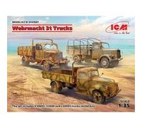 Wehrmacht 3t Trucks (v3000s, Khd S3000, L3000s) - 1:35e - Icm G