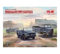Wehrmacht Off-road Cars (kfz1,horch 108 Typ 40, L1500a)- 1:35e - Icm G