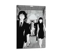 WEHWEGB Junji Ito Poster mural vintage décoratif pour chambre à coucher, salon, affiche esthétique et élégante, 20 x 30 cm, style cadre