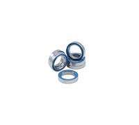 WEHZAFMM MR1319RS Lot de 10 roulements ABEC-7 13 x 19 x 4 mm à section fine MR1319-2RS avec joint bleu L-1319DD