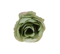 Wei’s Moment Lot de 20 Fleurs Artificielles Roses Toucher Réaliste, Roses en Mousse, Fleurs Factices pour DIY Bouquets de Mariage, Baby Shower, Centres de Table et Décorations Maison, Vert Crème