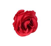 Wei’s Moment Lot de 20 Roses Artificielles au Toucher Réaliste Roses en Mousse, Fleurs Factices pour DIY, Bouquets de Mariage, Baby Shower, Décorations de Table et Maison, Crème Rouge