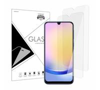 Wei Tech Lot de 2 films de protection d'écran en verre blindé de qualité supérieure pour Samsung Galaxy A15 6,5" - Dureté 9H - Clarté Ultra HD - Anti-traces de doigts - Anti-rayures - Sans bulles