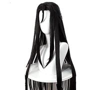 Wei Wuxian Yiling Patriarch Cosplay Wig Flute Yin Hu Fu Grandmaster of Demonic Cultivation Mo Dao Zu Shi Halloween Hair wig