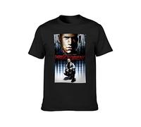 WEI ZUI YE Prison Break Micheal Scofield Burrows Poster Ideal Gift Cool Men Simple Tshirt Black M
