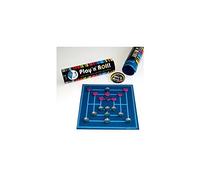 weiblespiele Jeux 06231 Moulin à Jeu 'Play' n 'Roll' en Feutrine avec pions en Verre Acrylique