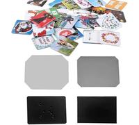 WEICNE Consommables pour La Fabrication D'aimants De Réfrigérateur Carrés, Lots De 100/200/500/1000, 5,3 X 8 Cm/6,5 X 9 Cm, avec Film Transparent, Coque, Aimant Souple Et Carton 53×80mm-500Sets