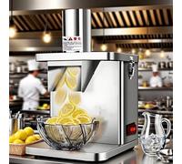 WEICNE Hachoir À Légumes Électrique Professionnel 250 W, Coupe-Fruits Électrique, avec Grille De 6/8/9/12/15 Mm, pour Oignons, Pommes De Terre, Potirons Et Carottes Standard