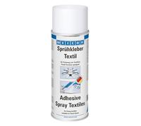 WEICON Adhésif Spray Textiles 500 ml, adhésif spécial pour textiles, tissus, costumes et recyclage, adhésif imperméable pour tissus