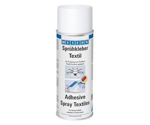 WEICON Adhésif Spray Textiles 500 ml, adhésif spécial pour textiles, tissus, costumes et recyclage, adhésif imperméable pour tissus