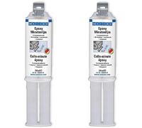 WEICON Colle-minute Epoxy 24 ml/Double seringue/Adhésif résine époxy 2 composants (Lot de 2)