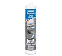 WEICON Colle pour pierre naturelle 290 ml - Haute adhérence initiale - Pour tous types de pierres - Pour intérieur et extérieur - Sans solvant - Gris