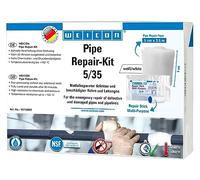 WEICON Pipe Repair Kit de réparation de tuyaux, 3,5 m x 5 cm, pour fissures et fuites de tuyaux, blanc