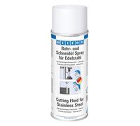 WEICON Spray d'huile de forage et de coupe pour acier inoxydable, 400 ml, liquide de coupe, liquide de refroidissement, réduit l'usure