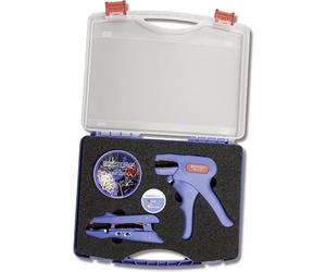 WEICON TOOLS 10039670 Kit de sertissage 402 pièces pour embouts de câble 0.5 à 6 mm² pince à dénuder incluse, assortiment dembouts inclus