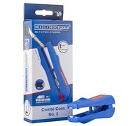 WEICON TOOLS Combi-Coax N° 3 / Pince à dénuder pour câbles coaxiaux, d'antenne et de transmission