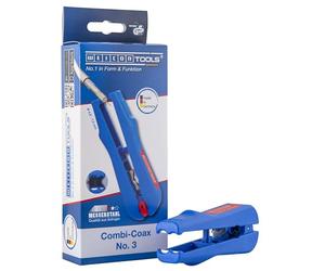 WEICON TOOLS Combi-Coax N° 3 / Pince à dénuder pour câbles coaxiaux, d'antenne et de transmission