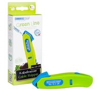 WEICON TOOLS Couteau à câble No. S 4-28 Green Line | matières premières durables | pour 4-28 mm | y compris lame à crochet escamotable