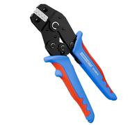 WEICON TOOLS MULTI Pince à sertir avec chargeur de rechange, kit de pinces à sertir automatique, bleu/rouge