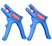 WEICON TOOLS Pince à dénuder n° 5, jeu de 2 | Pince à dénuder automatique pour tous les conducteurs souples courants de 0,2 à 6,0 mm².