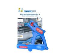 WEICON TOOLS Set d'installation électrique 4 Pince à dénuder n° 5 et dénudeur de câbles ronds n° 13 52881004 Bleu/Rouge