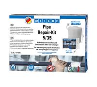 WEICON Pipe Repair Kit de réparation de tuyaux, 3,5 m x 5 cm, pour fissures et fuites de tuyaux, blanc
