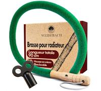 WEIDEBACH® Brosse À Radiateur De 90cm De Long / 75cm De Brosse en Microfibre Brosse À Radiateur sans Poils d'animaux, Brosses pour Atteindre Les Recoins, Brosse Stable Et Flexible pour Radiateur
