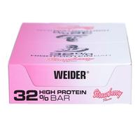 Weider 32% Barres protéineées - Fraise Barre 12x60 g