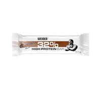 WEIDER 32% Protein Bar, délicieuse barre protéinée enrobée de chocolat fin, haute teneur en protéines, barre énergétique, snack musculation, Chocolat, 12 x 60 g
