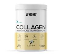 Weider Collagen (300g) Goût Vanille. Peptides de Collagène Hydrolysé type I en Poudre 100% Peptan avec Acide Hyaluronique, Magnésium, Vitamine C, Sans Sucre, Pour Peau, Cartilage, Os et Cheveux