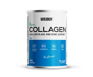 Weider Collagen. Peptide de collagène hydrolisé Peptan Enrichi d’acide hyaluronique, de magnésium et de vitamine C. Pour la santé des os et des articulations. Sans arôme. 300g