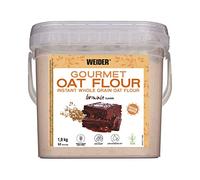 Weider Gourmet Oat Flour (1,9kg) Goût Nature - Farine complète d'Avoine, Riche en Fibres, Source de Protéines Végétales, 100% Vegan, Sans Sucres Ajoutés, Sans OGM
