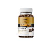 Weider - Gommes énergétiques caféine Cola - Guarana, Taurine, Vit. B & C - Sans sucres - 80 gommes
