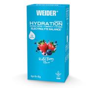 Weider Hydration Powder (12x6g) Goût fruits rouges, Equilibre Electrolyte