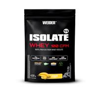 Weider Isolate Whey 100CFM – Isolat 100% 25g/portion Goût Banane 420 g Sans sucres ajoutés