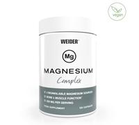 WEIDER MAGNESIUM COMPLEX 120 Gélules Bisglycinate Citrate Malate Végane