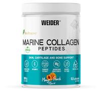 Weider Marine Collagen (300g) Goût Mangue-Pêche, 9,5g/dose Collagène Hydrolisé de Poisson, avec Vitamine C, Magnésium, Extraits de Cúrcuma, Poivre Noir Bioperine, pour Peau, Cartilages et Os