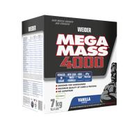 Weider Poudre Weight Gainer Mega Mass 4000 – 48 g protéines & créatine – 7 kg Vanille