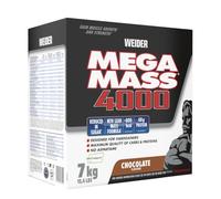 Weider Mega Mass 4000, 7kg, Chocolat | Poudre Weight Gainer, 48g Protéines & Créatine par Portion, Pour la Construction Musculaire