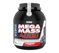 Weider Mega Mass 4000 Poudre Protéinée Fraise 3 kg